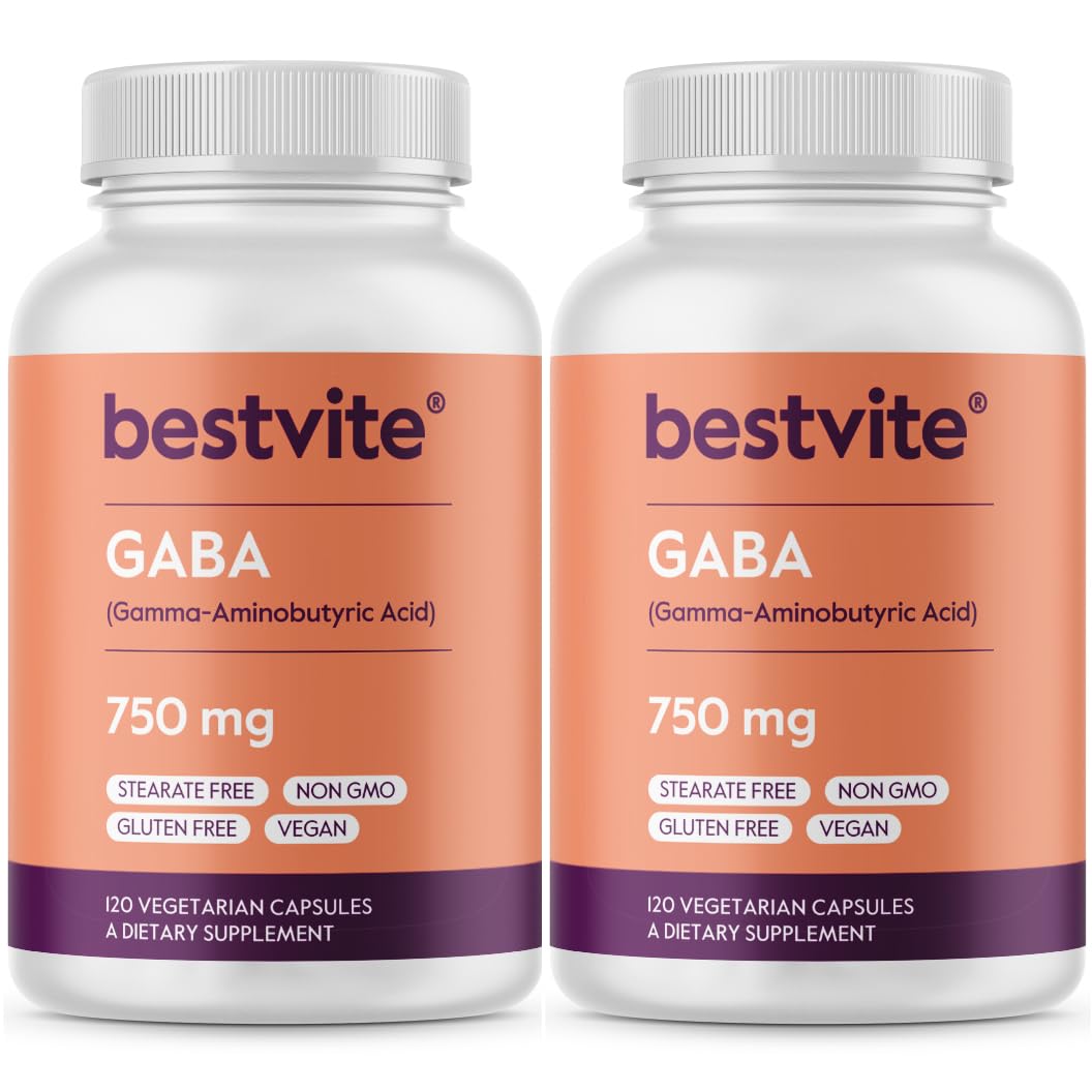 BESTVITE GABA 750mg Capsules 240 Count