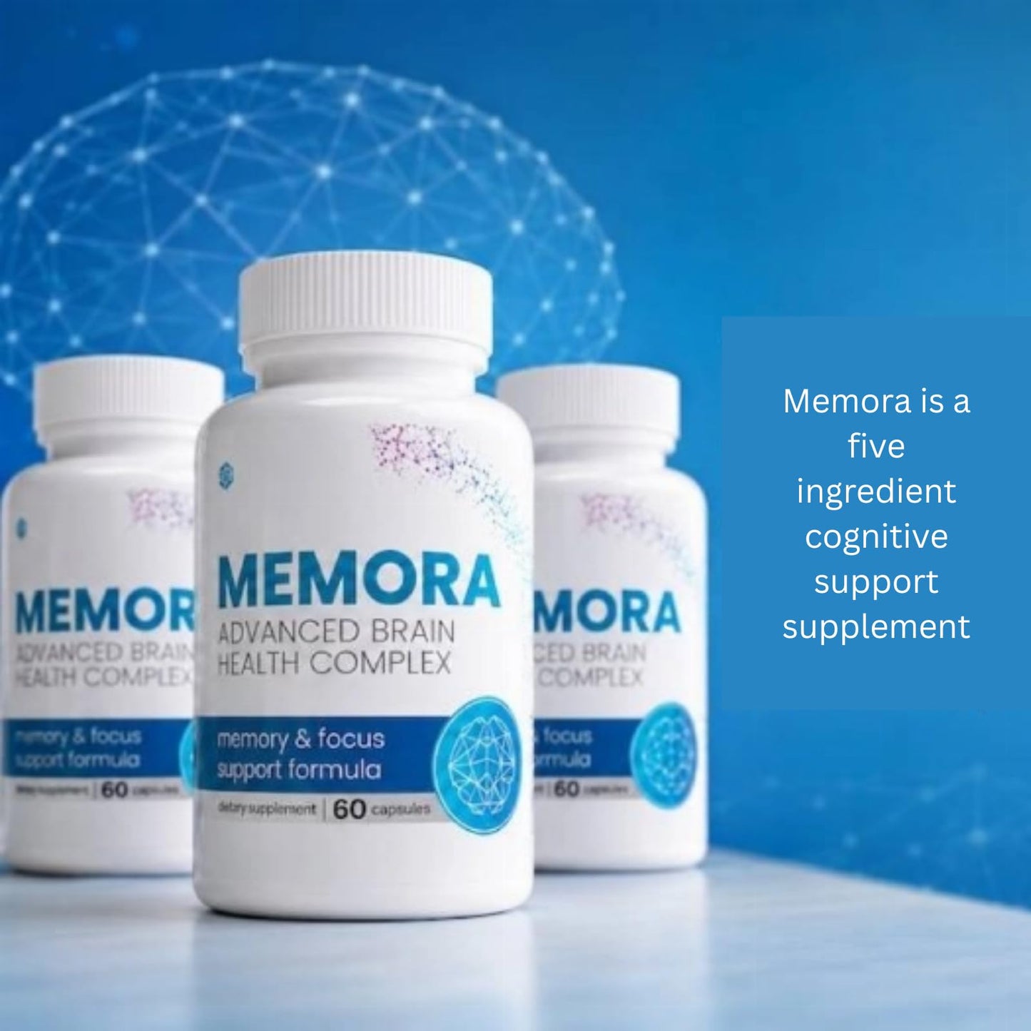 Empower Health Labs Memora Brain & Memory Support Supplement – Cognitive Function, Mental Clarity & Focus Formula with Lion’s Mane, Bacopa Monnieri, Ginkgo Biloba, Rhodiola & Panax Ginseng Capsule, 1 Count