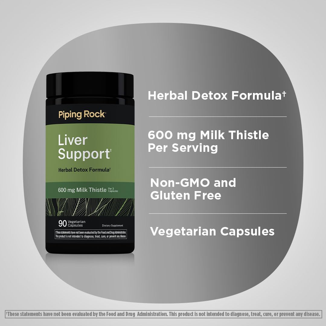 Piping Rock Liver Support Capsule 90 Count