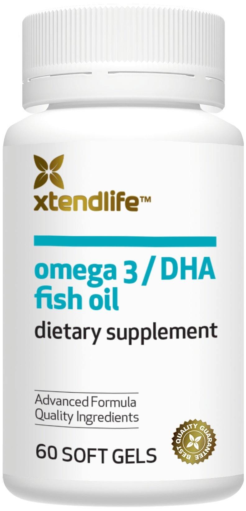 Xtendlife Omega-3 DHA Fish Oil Softgel 60 Count