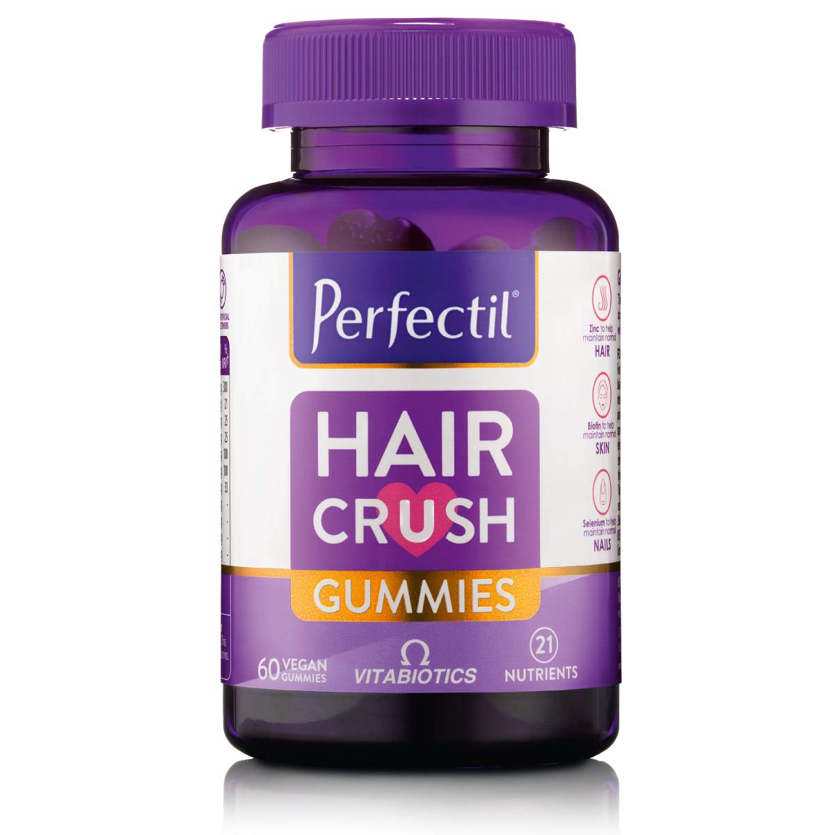 Perfectil Hair Crush Vitamin Gummies 60 Count