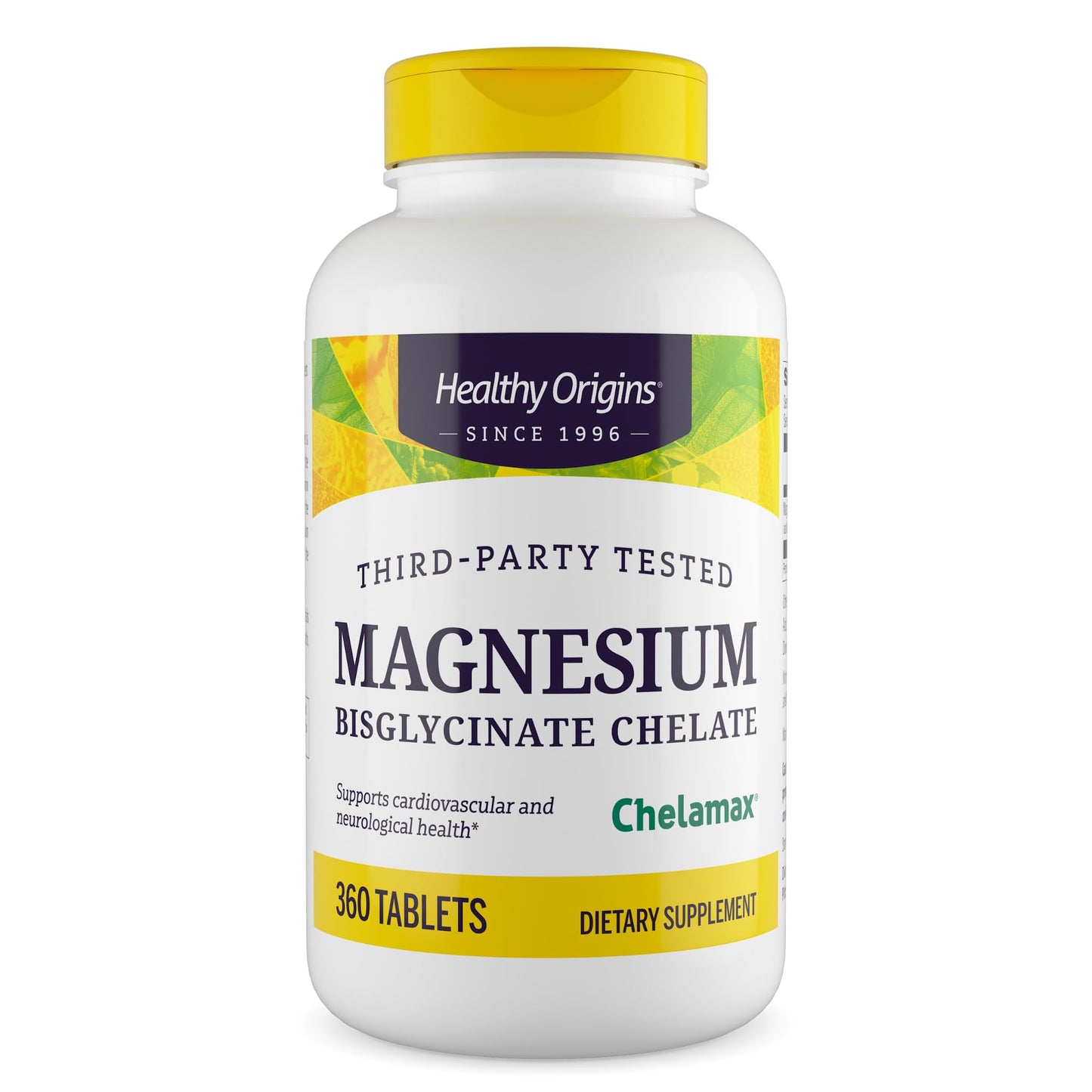 Healthy Origins Magnesium Bisglycinate Chelate, Albion, 360 Tablets