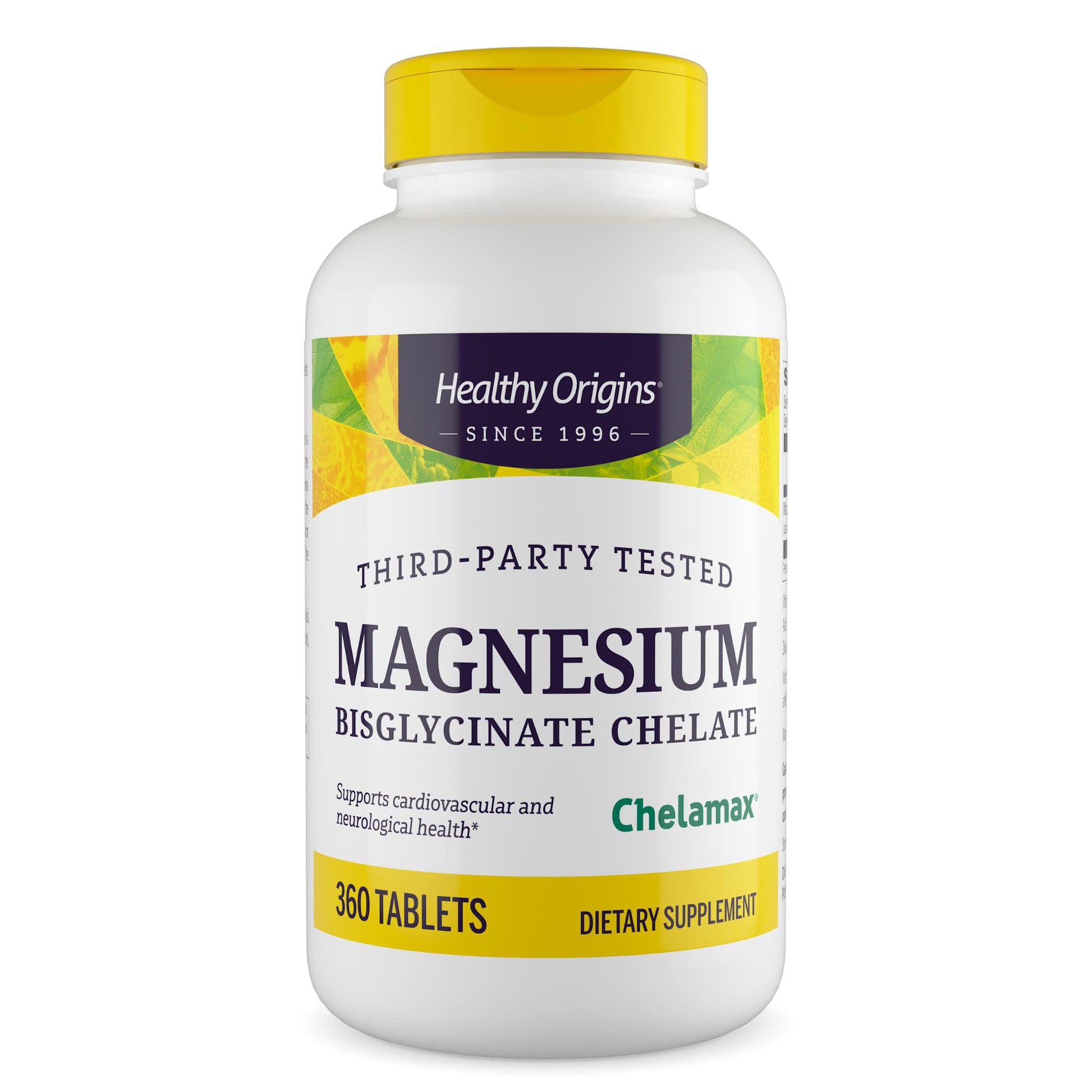 Healthy Origins Magnesium Bisglycinate Chelate, Albion, 360 Tablets