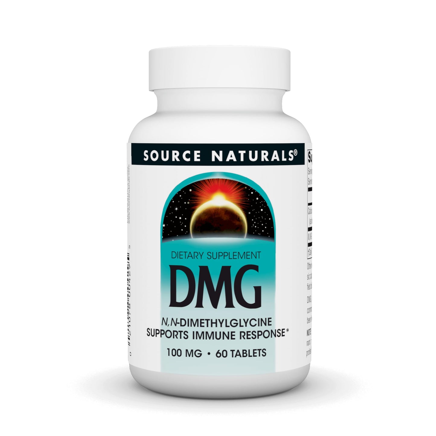Source Naturals DMG 100 mg Dietary Supplement that Supports Immune Response, 60 Tablets