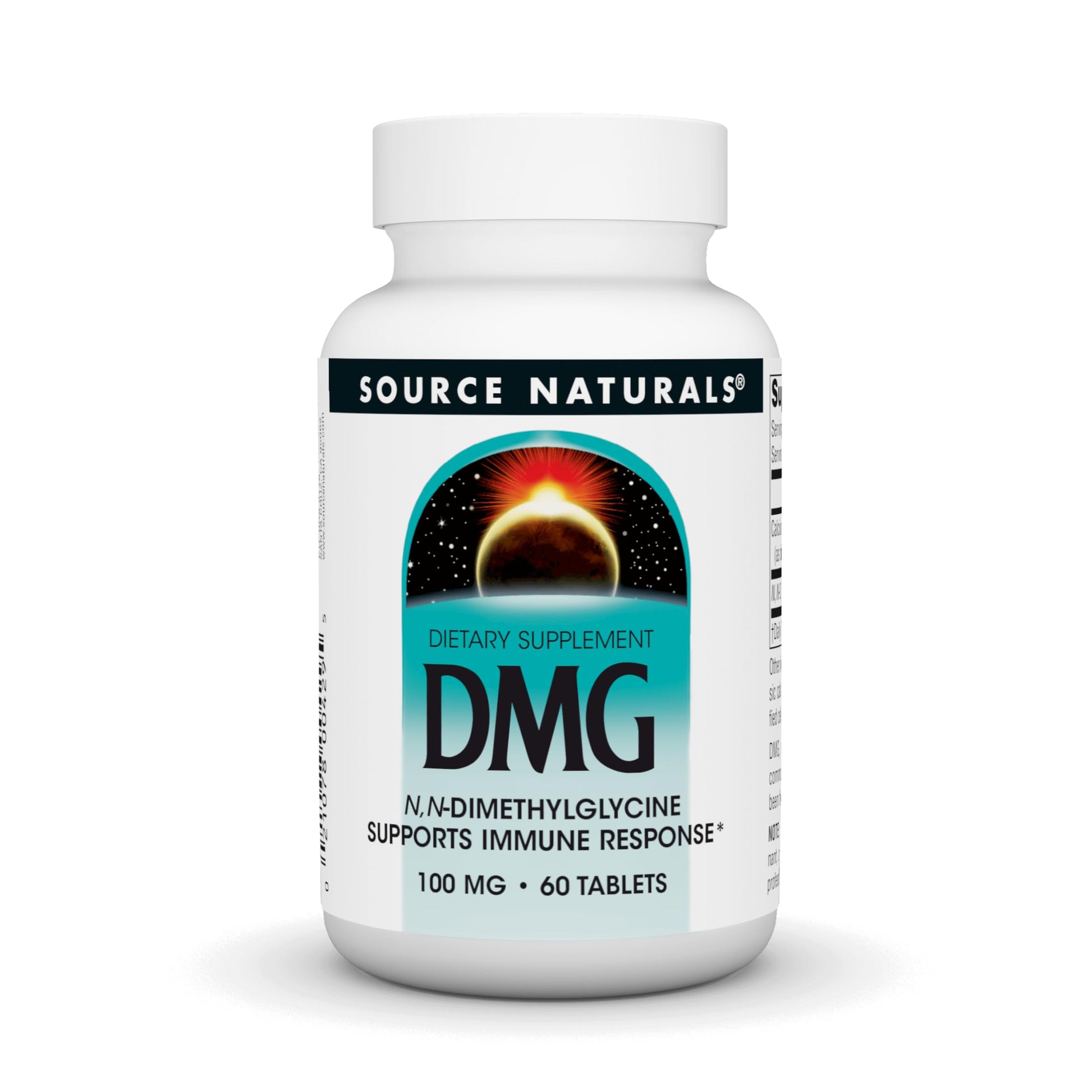 Source Naturals DMG 100 mg Dietary Supplement that Supports Immune Response, 60 Tablets