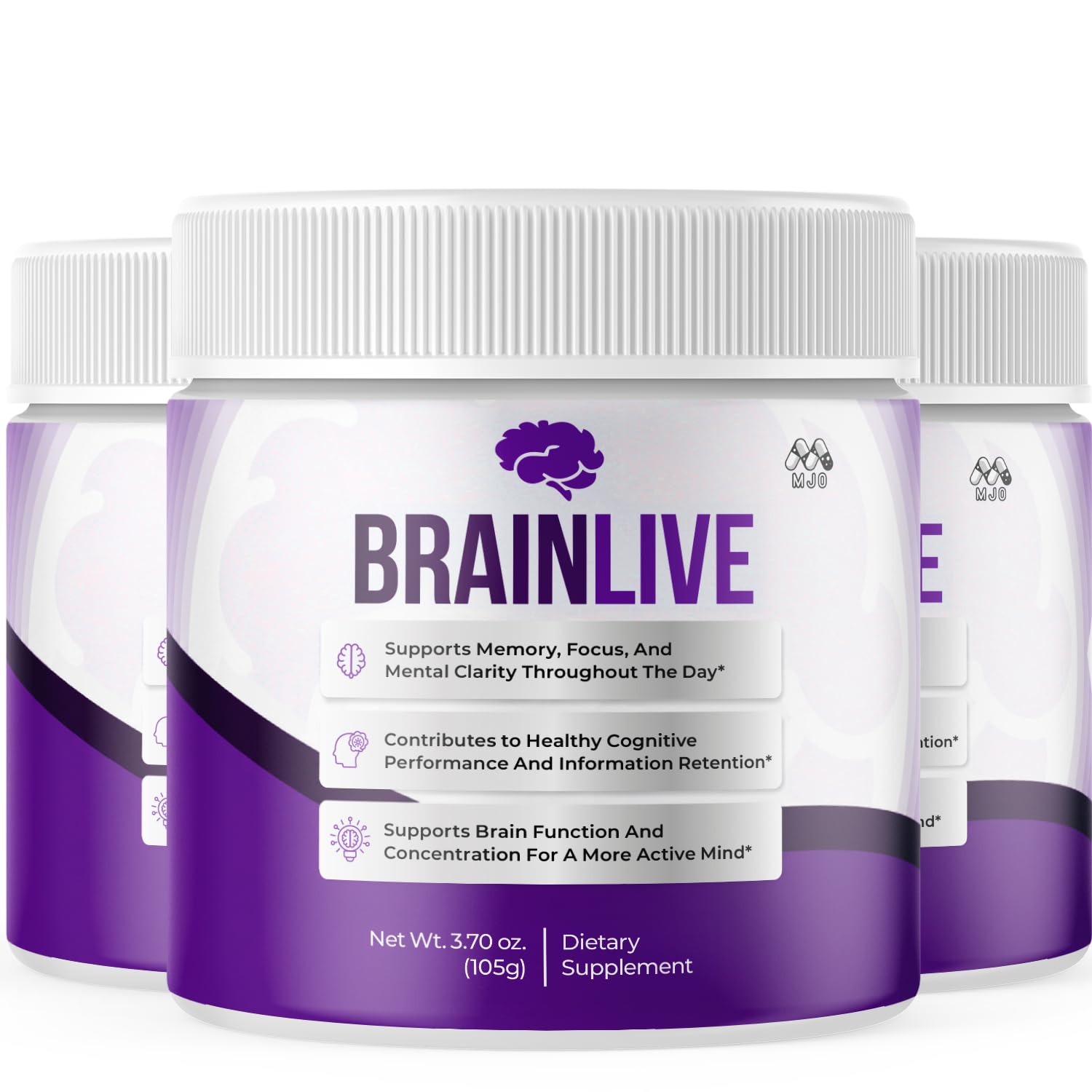 MJO Brainlive Powder 10.5 oz