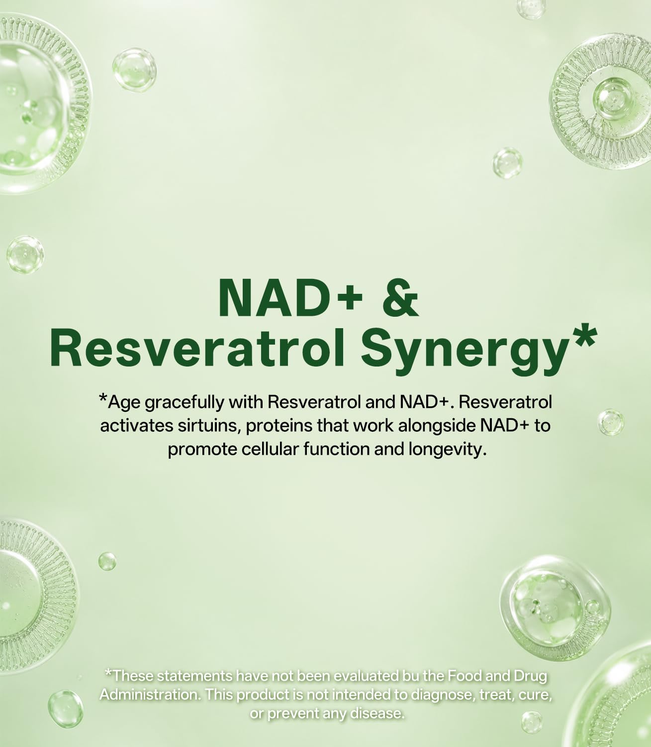 Oopeatol Liposomal NAD Resveratrol Supplement 500mg Capsule, 1 Capsule