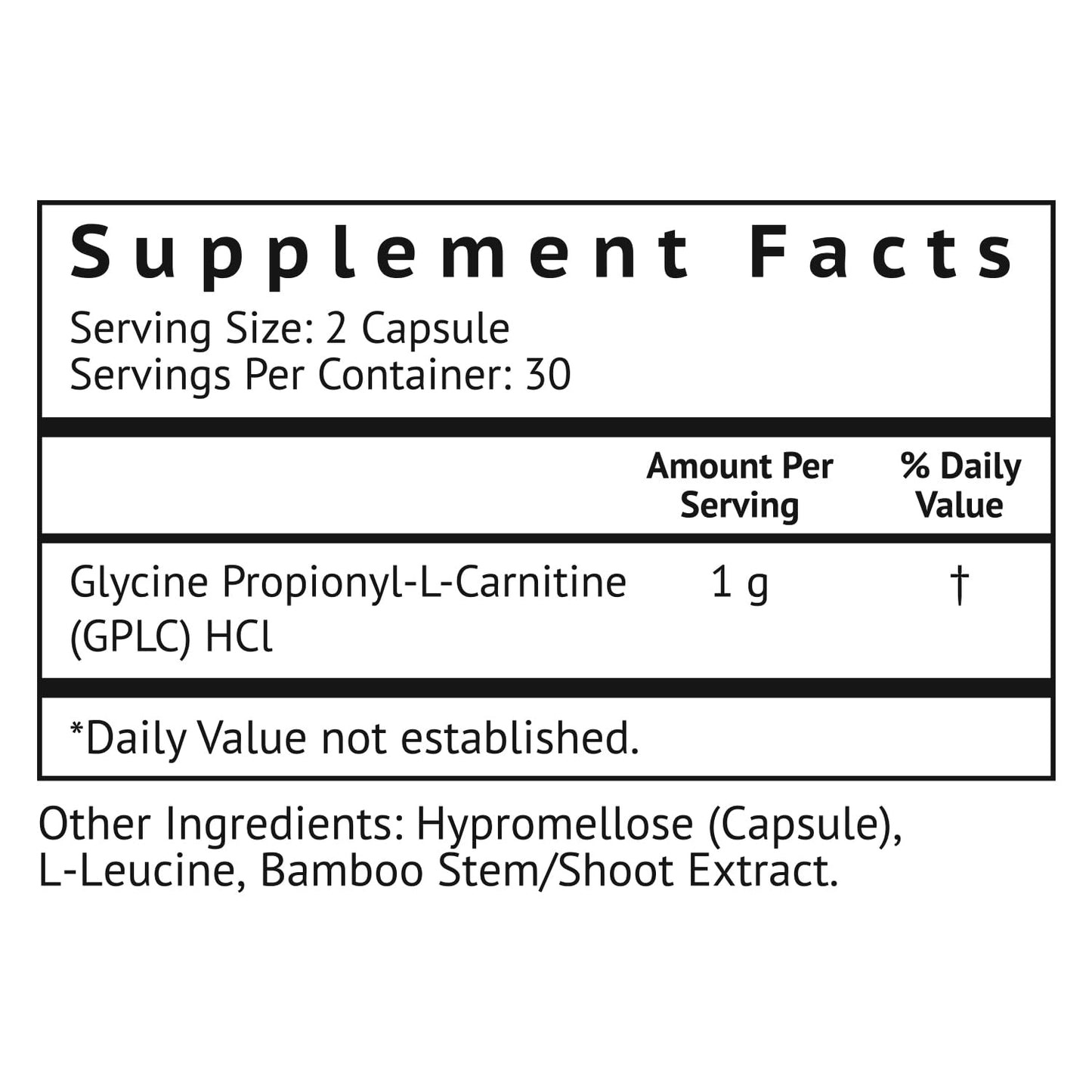 VitaMonk GlycoTrax - High Absorption GPLC Supplement - No Artificial Fillers - GPLC Glycine Propionyl-L-Carnitine Capsules, 60 Capsules