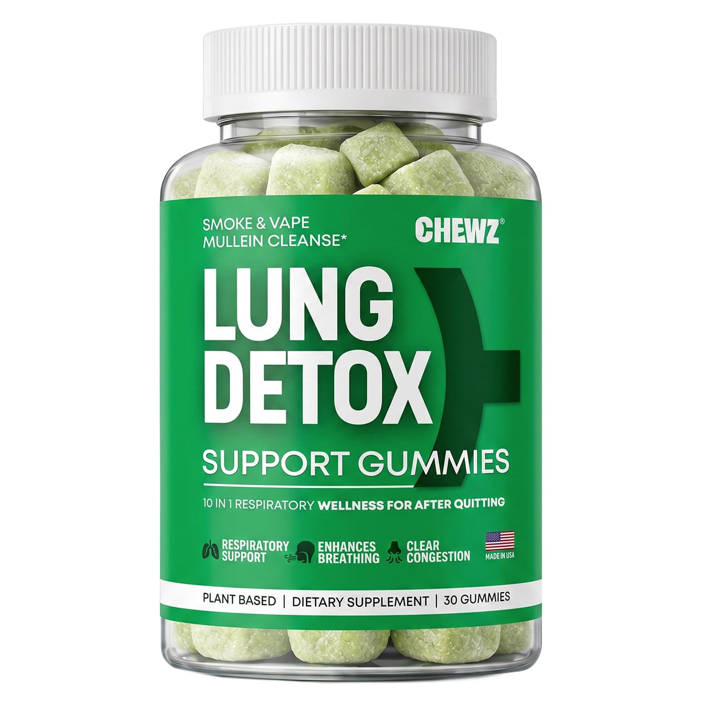 Health Chews Lung Cleanse Gummies 30 Count