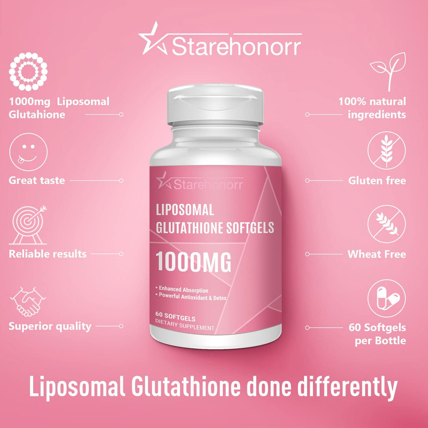 Starehonorr Liposomal Glutathione Capsule 120 Capsules