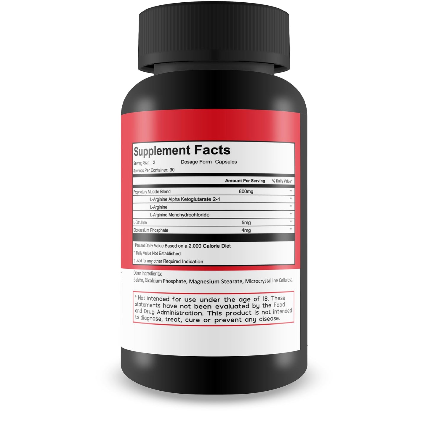 True You Health Pro Ultra Male Blood Flow Support Capsules, 60 Count