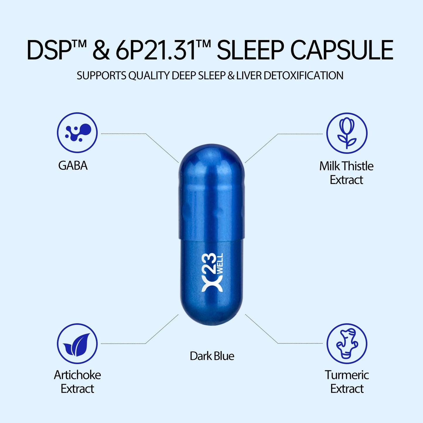 23WELL Sleep Rem Care 12 Capsules