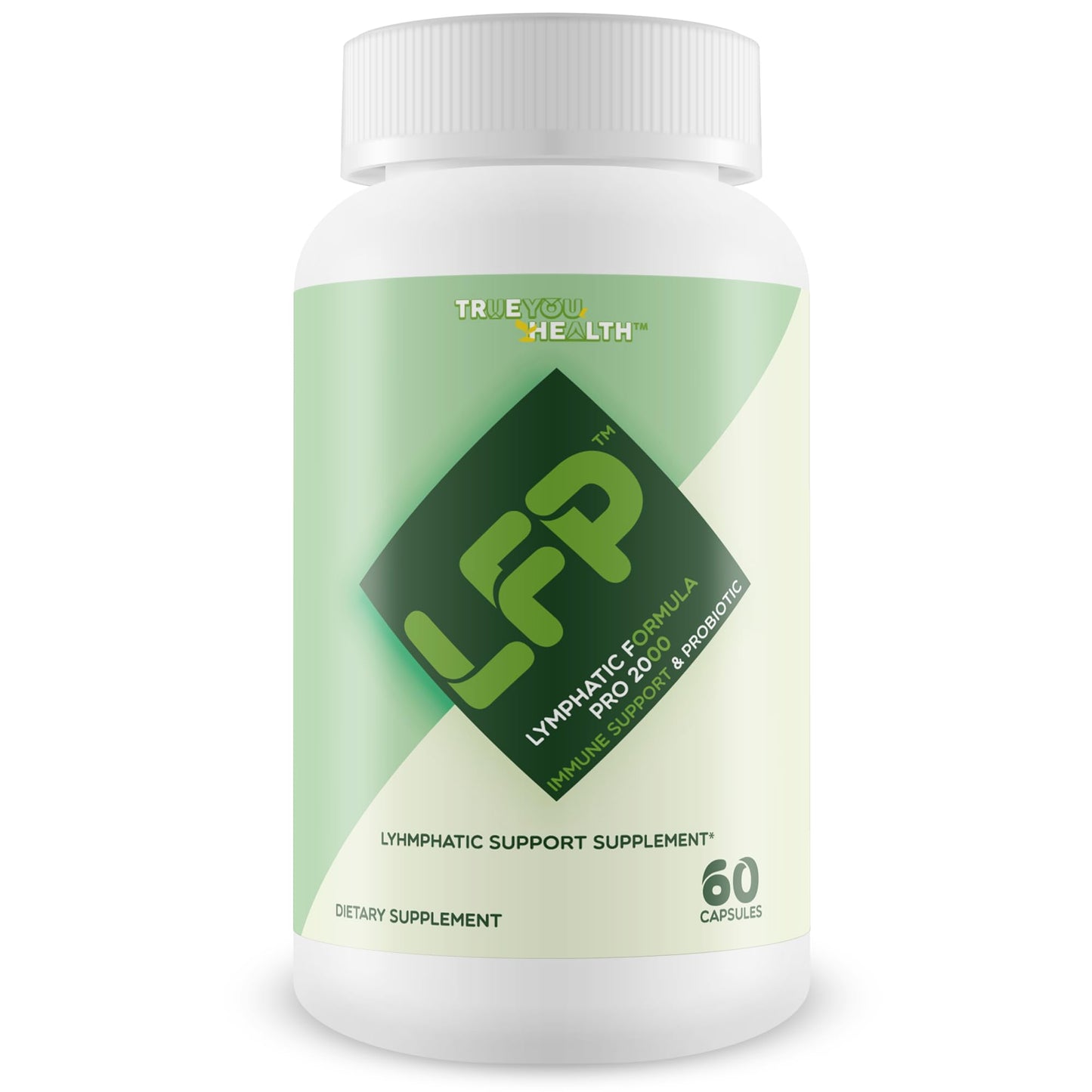 True You Health Lymphatic Formula Pro 2000 Immune Support & Probiotic Capsules, 1 Count