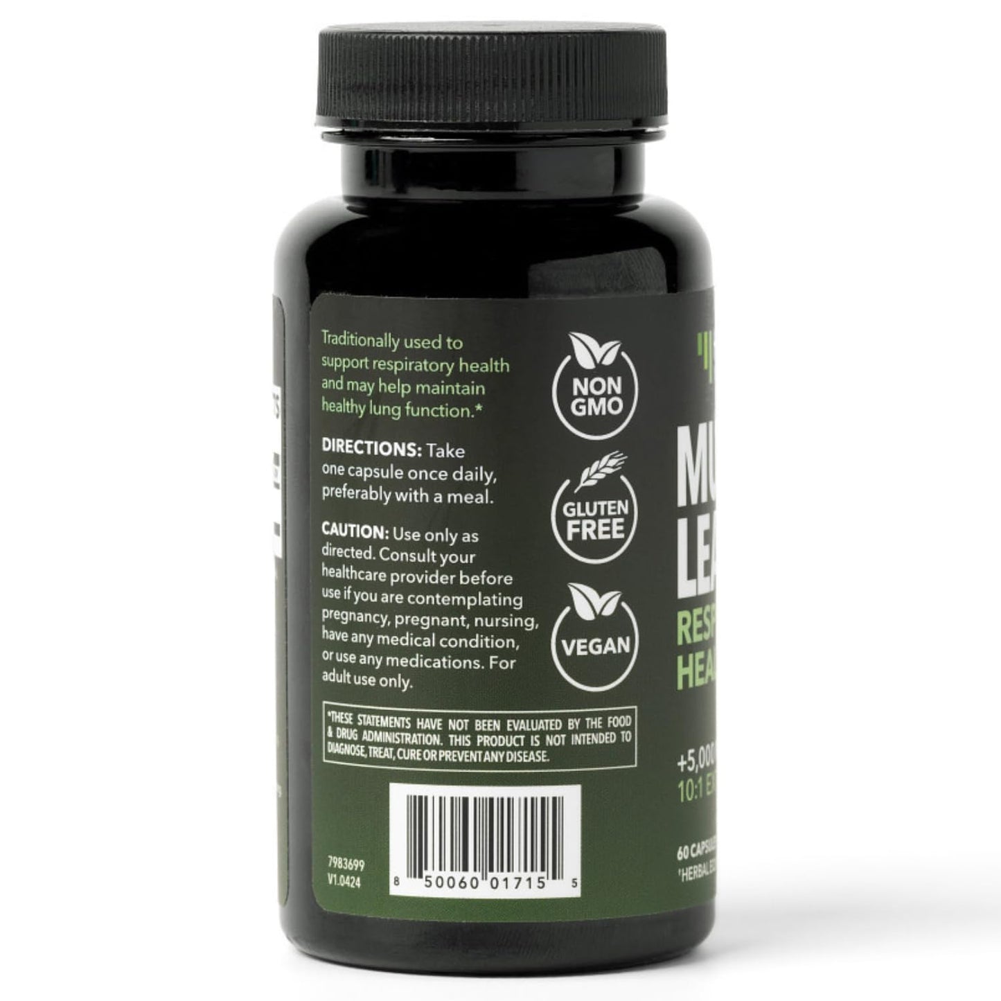 HAVASU NUTRITION 500mg Mullein Extract for Lung Support and Respiratory Health Capsule 60 Count