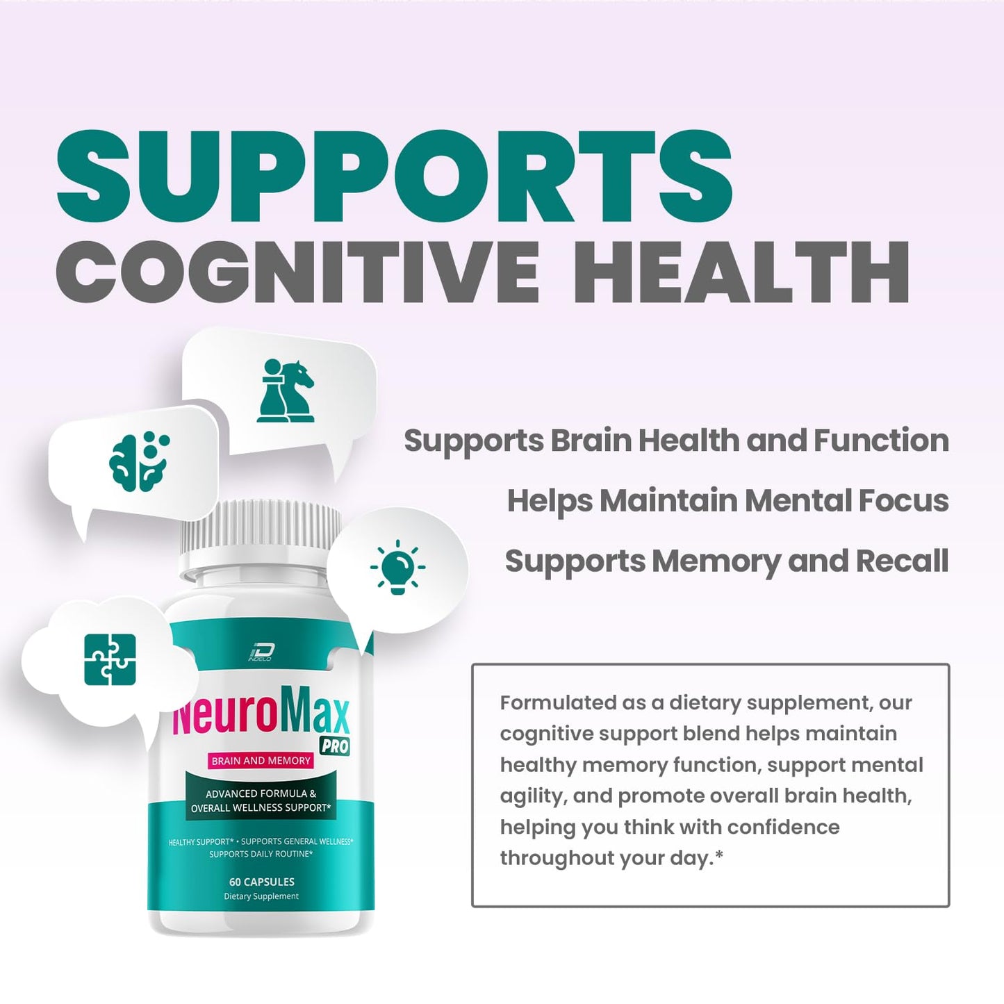 Indelo NeuroMax Pro Capsules 60 Count