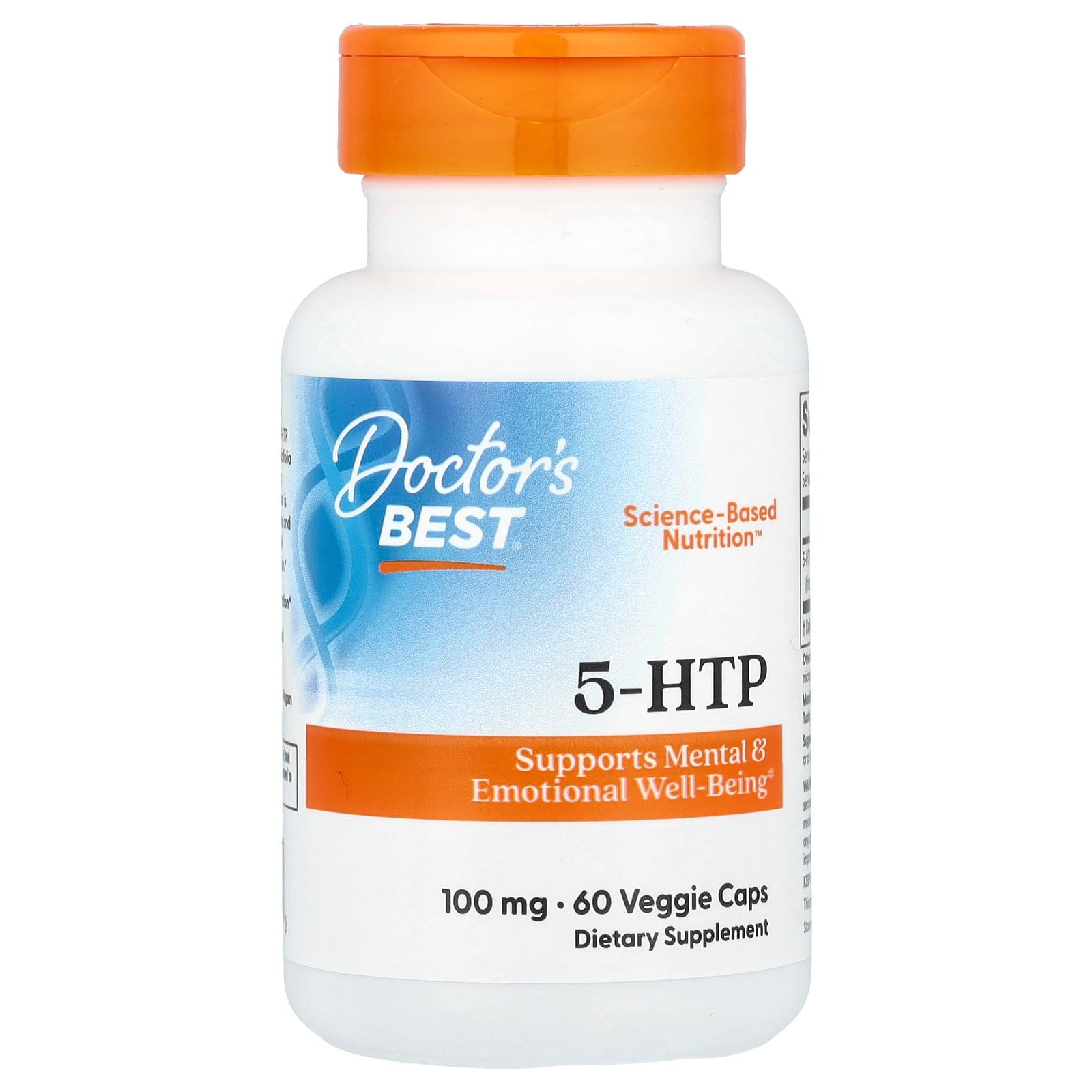 Doctor's Best 5-HTP 100 mg Capsule, 60 Veggie Caps