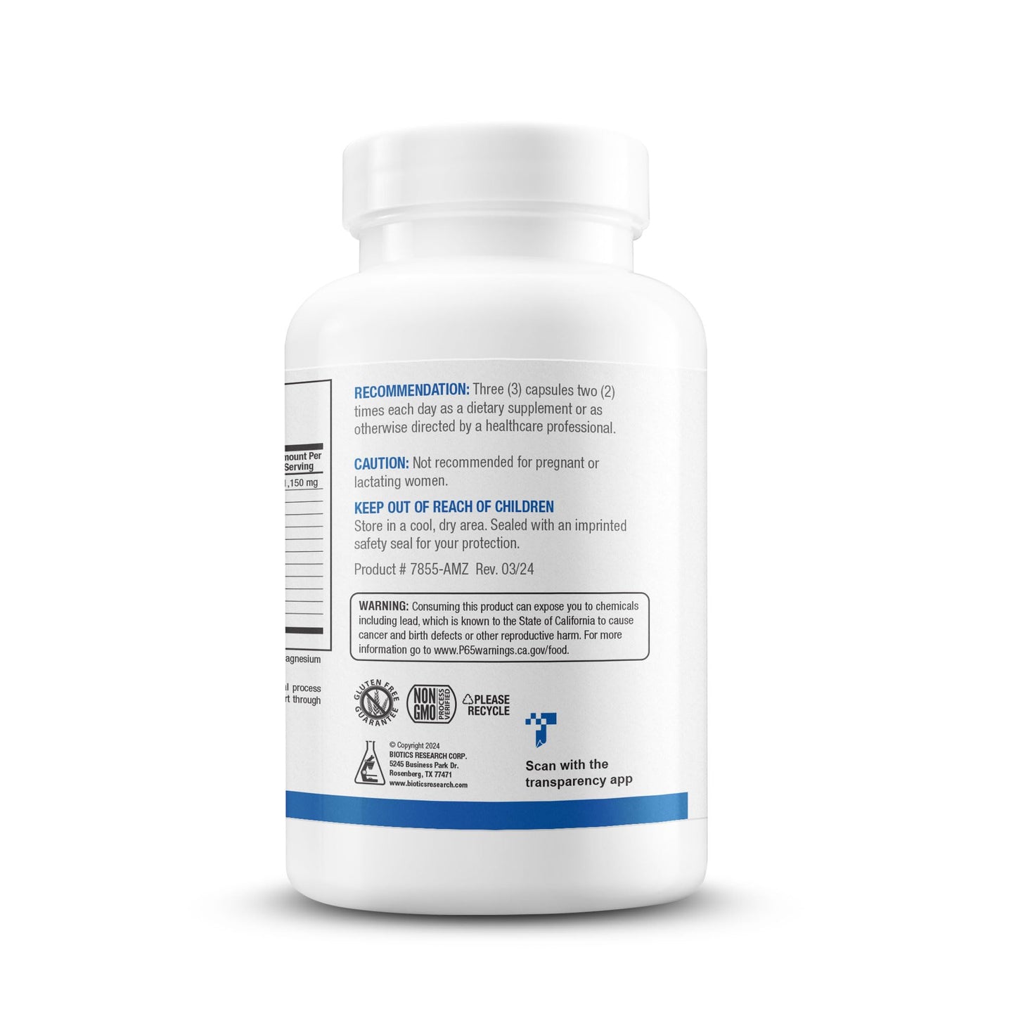 BIOTICS RESEARCH KappArest Turmeric Capsules, 180 Capsules
