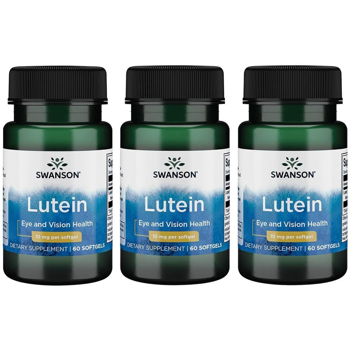 Swanson Lutein 10 mg Softgels 180