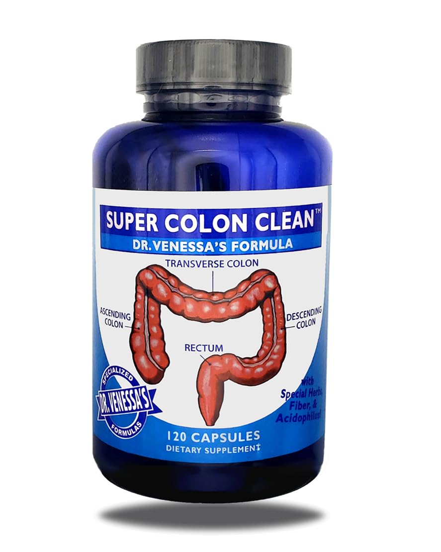 Dr. Venessa's Formulas Super Colon Clean 120 Capsules