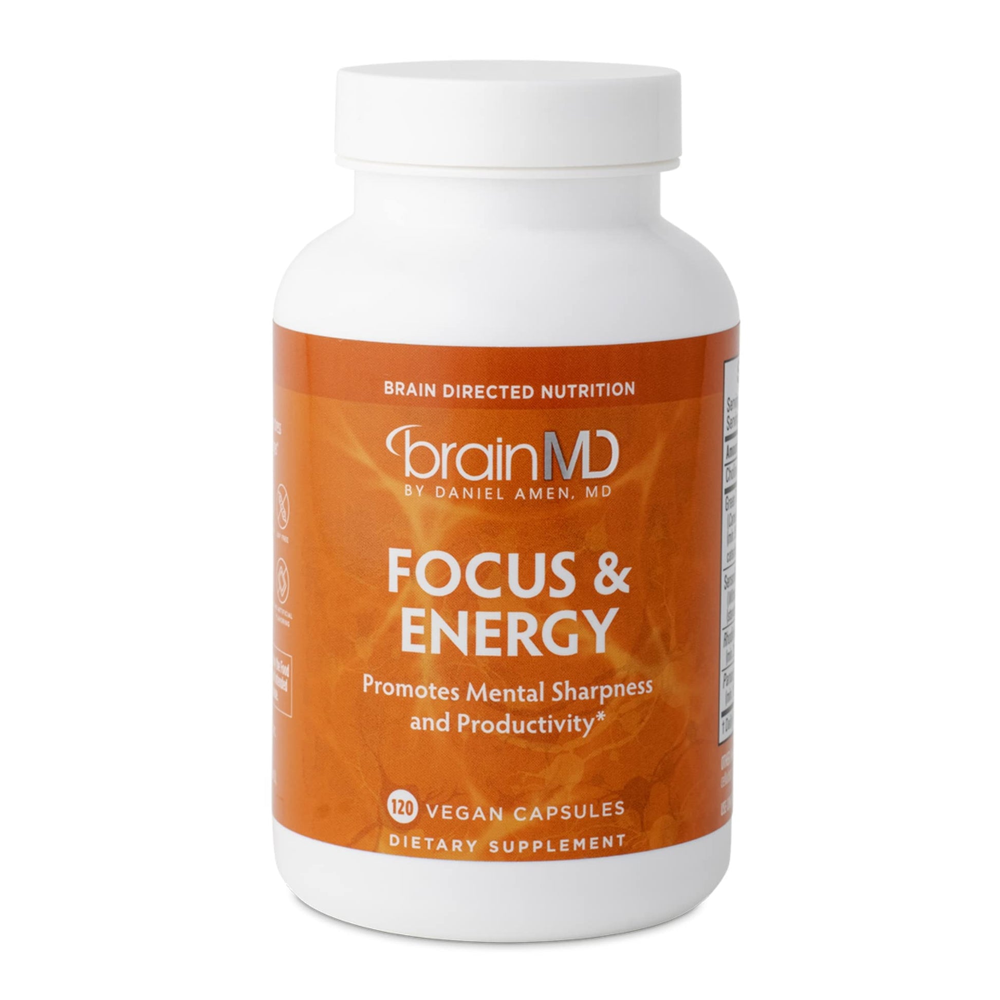 BRAINMD Dr Amen Focus & Energy Capsules 120 Capsules