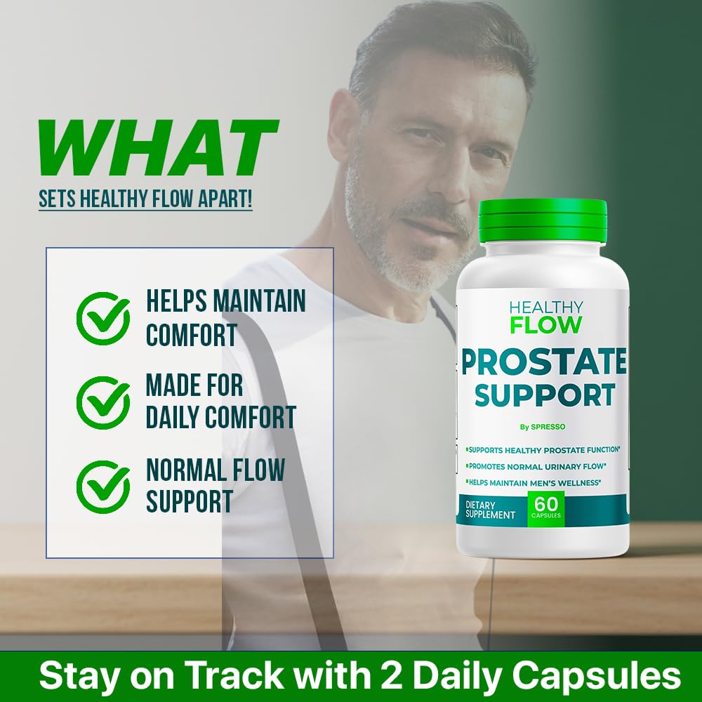 SPRESSO Healthy Flow Prostate Support, 120 Capsules