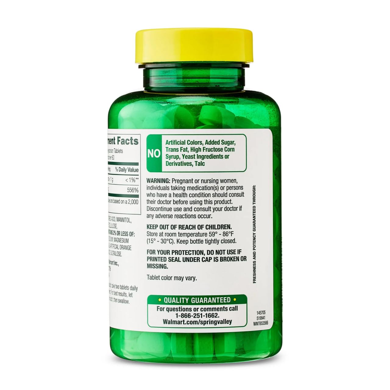 SUREFECT Vitamin C 500 mg Fast-Dissolve Tablets, 120 Count