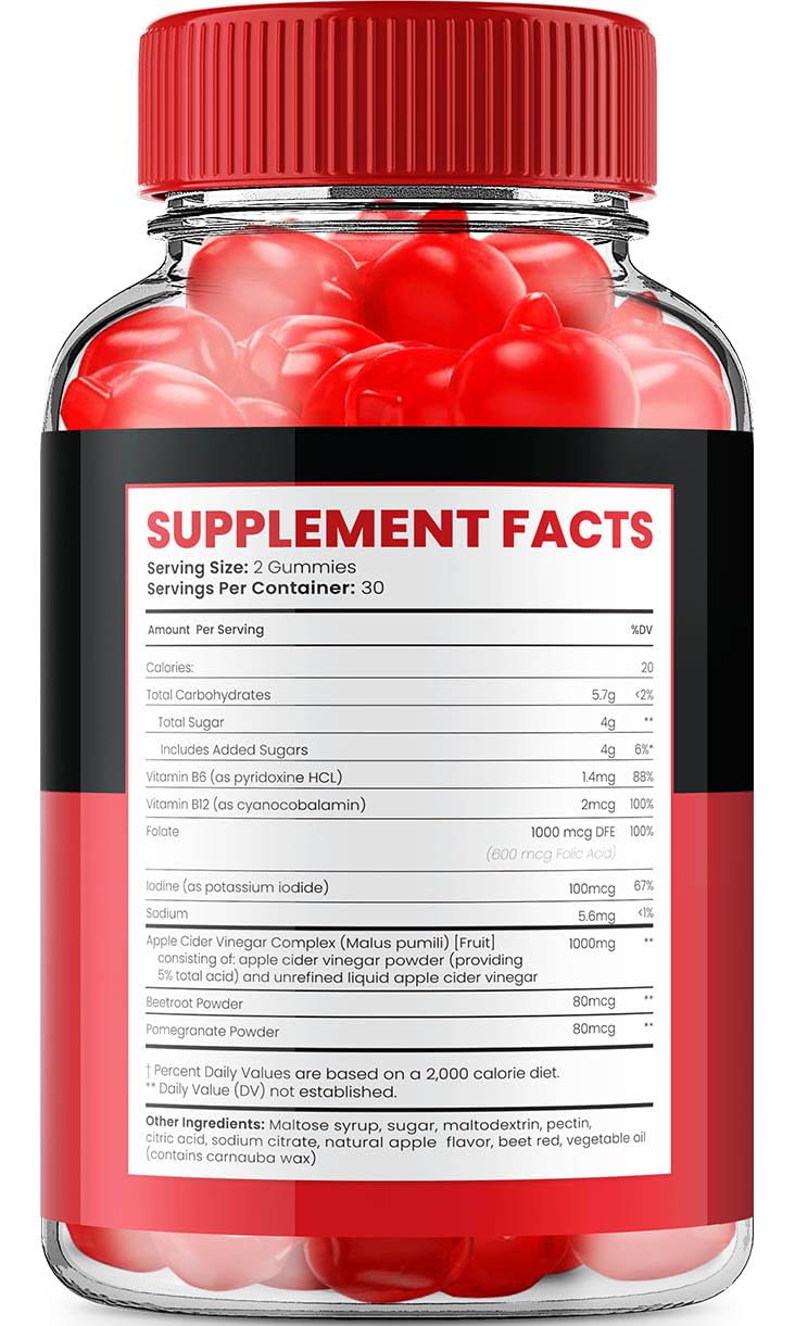 Indelo Primal Testo Boost RX ACV Gummies, 60 Gummies