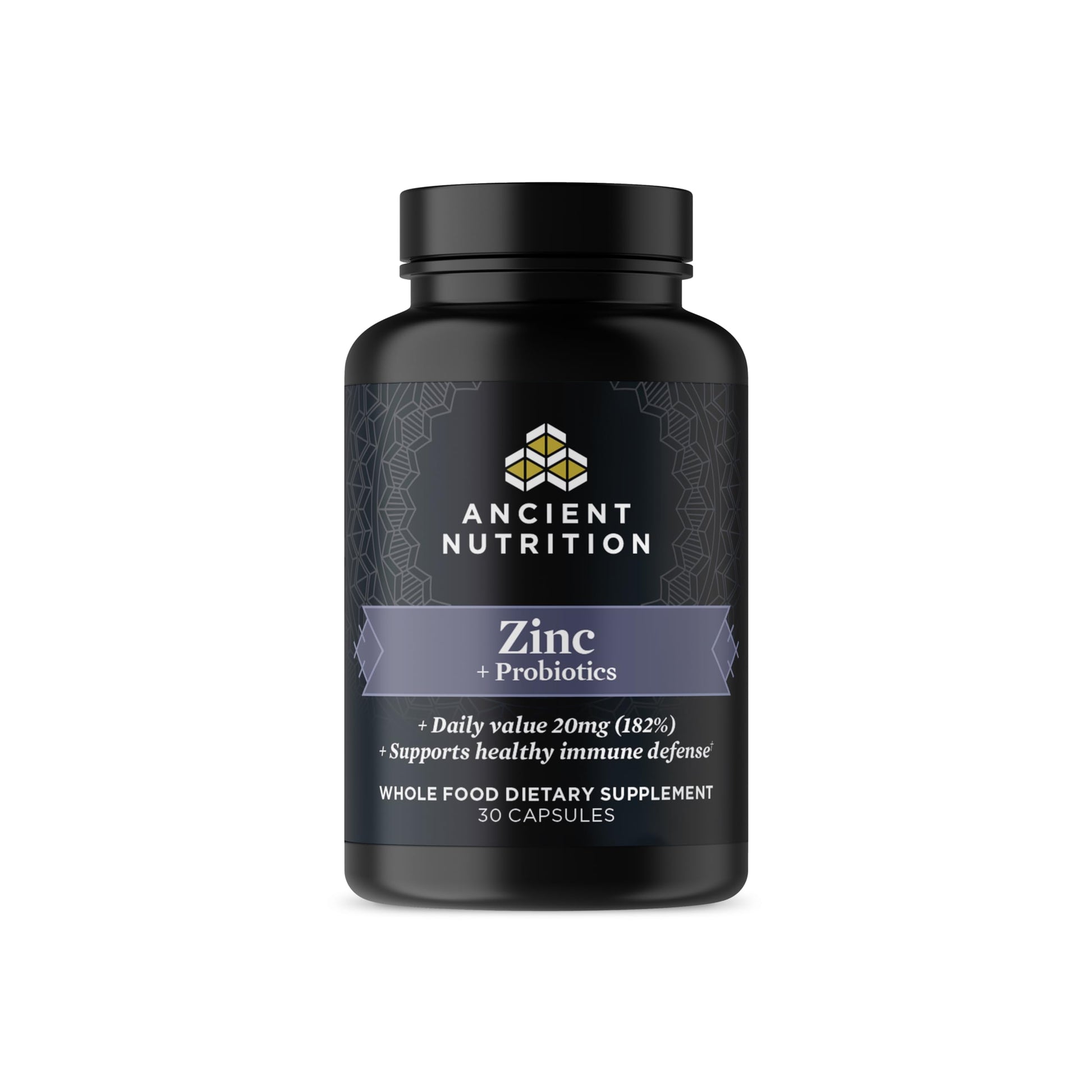 Ancient Nutrition Probiotics and Zinc Supplement Capsule, 30 Count