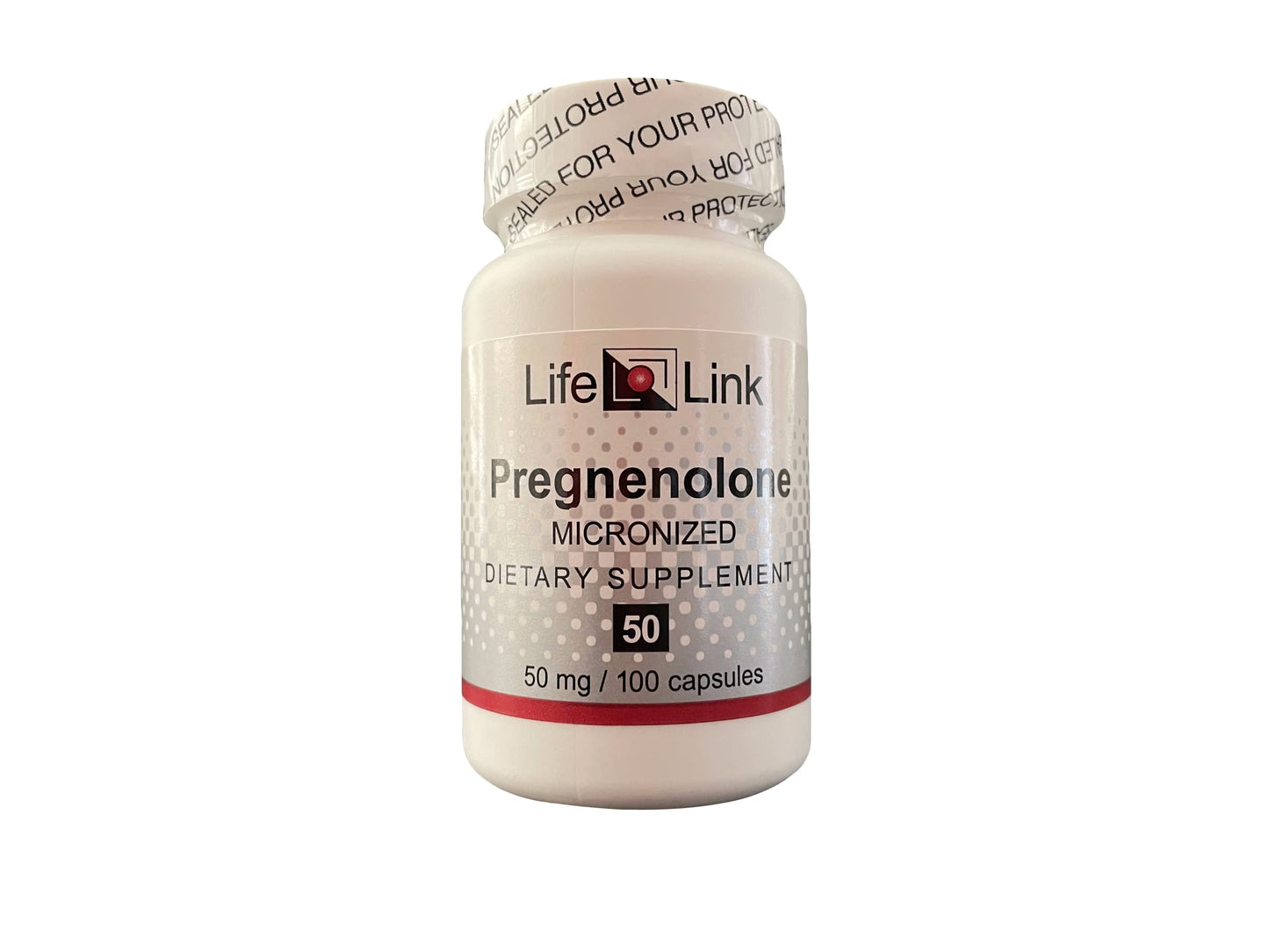 LifeLink Pregnenolone 50mg Capsules 100 Capsules