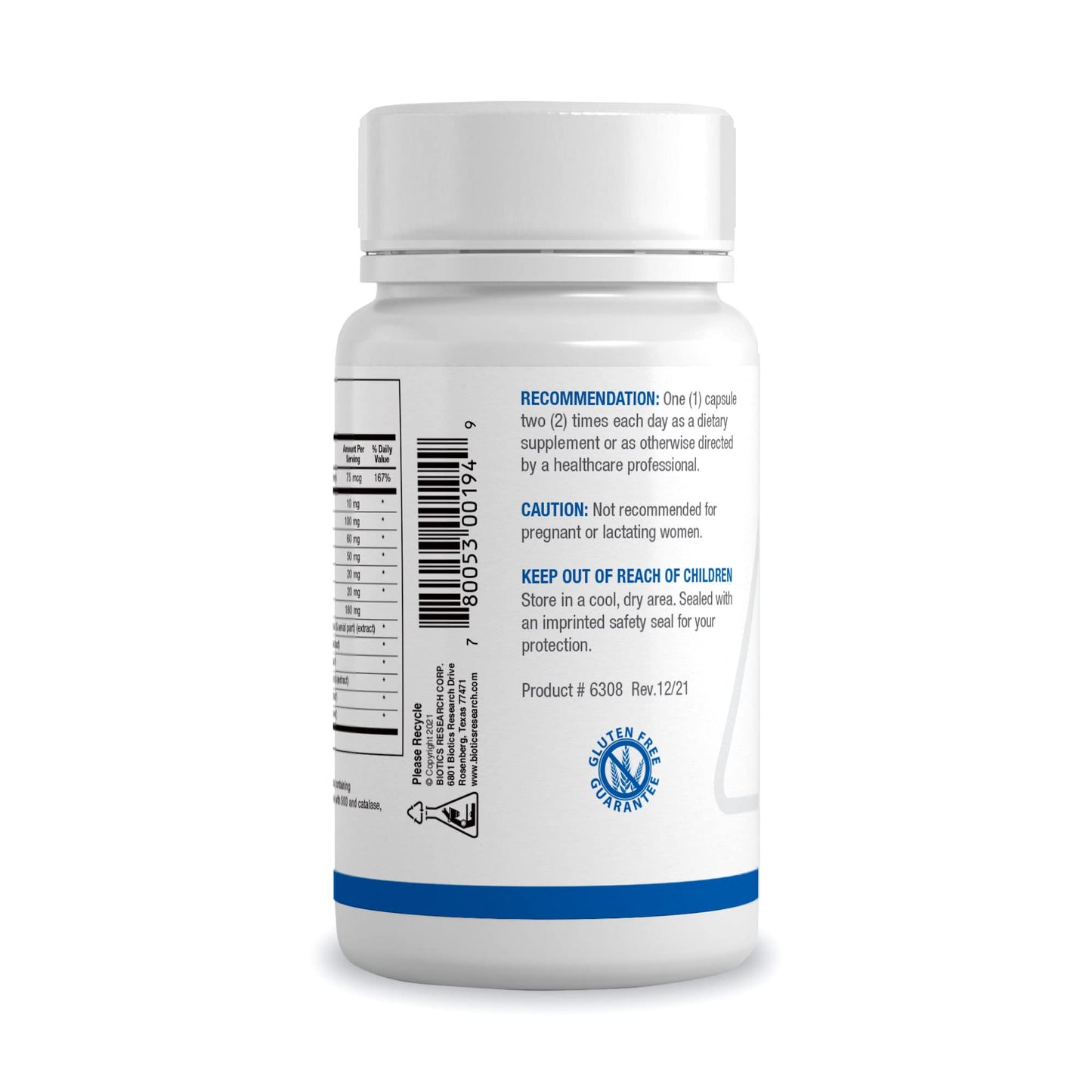 Biotics Research MCS-2 Metabolic Clearing Support 90 Capsules