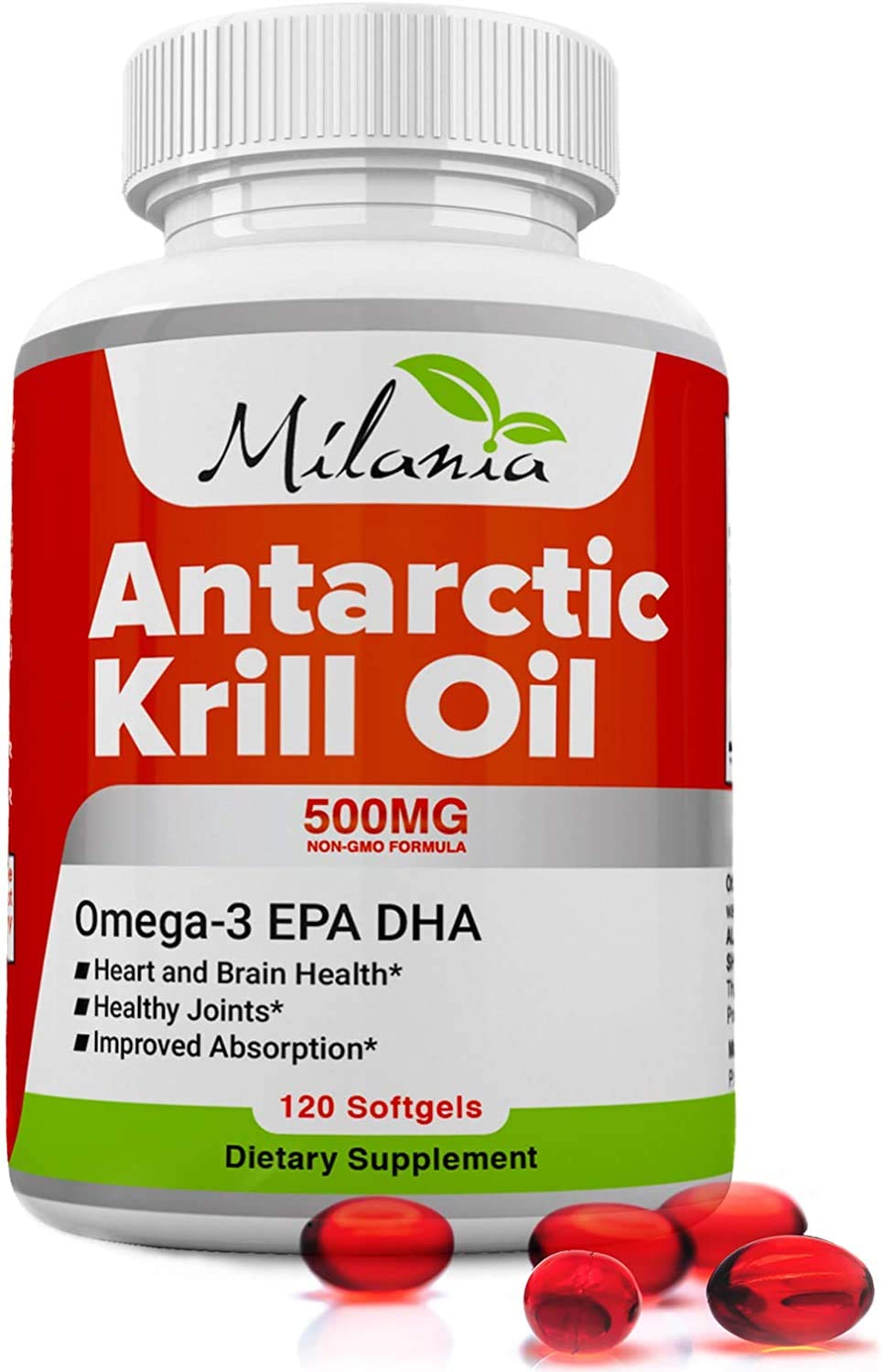 MILANIA Antarctic Krill Oil Softgels 120