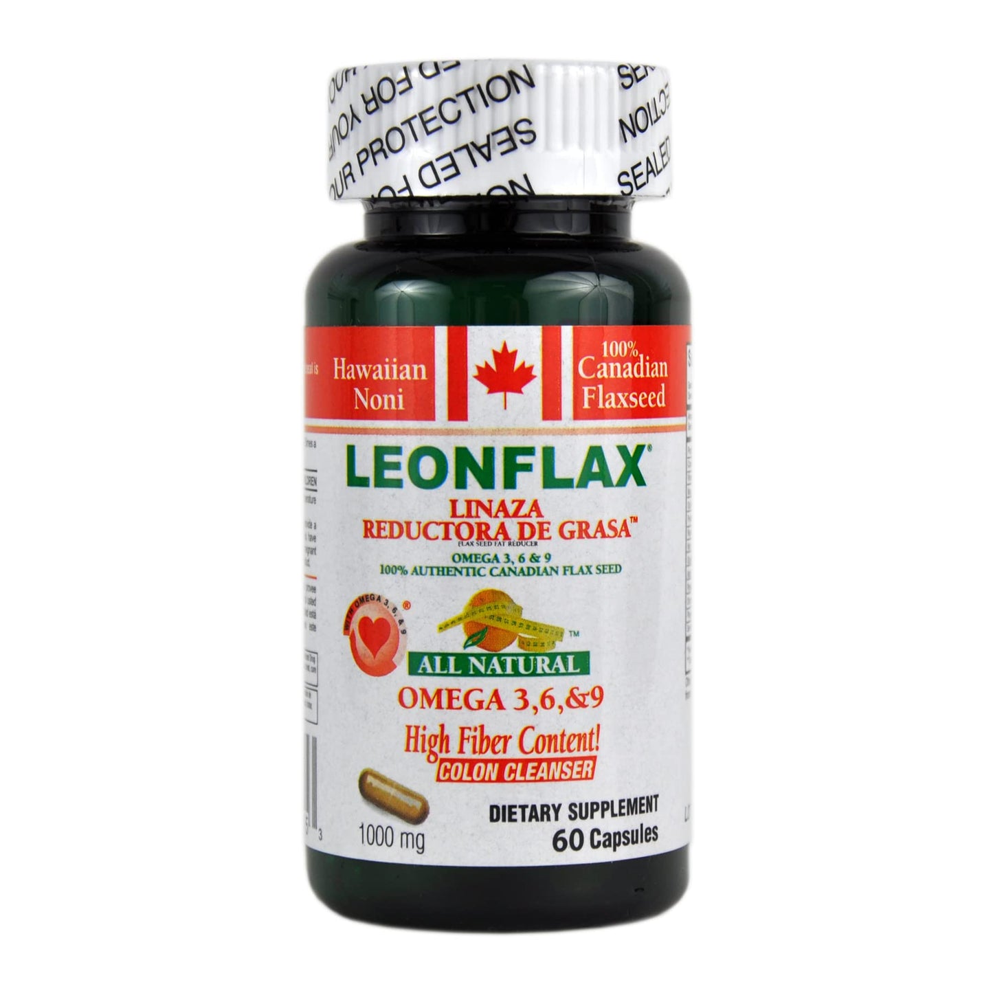 Leonflax Flax Seed, 60 Capsules