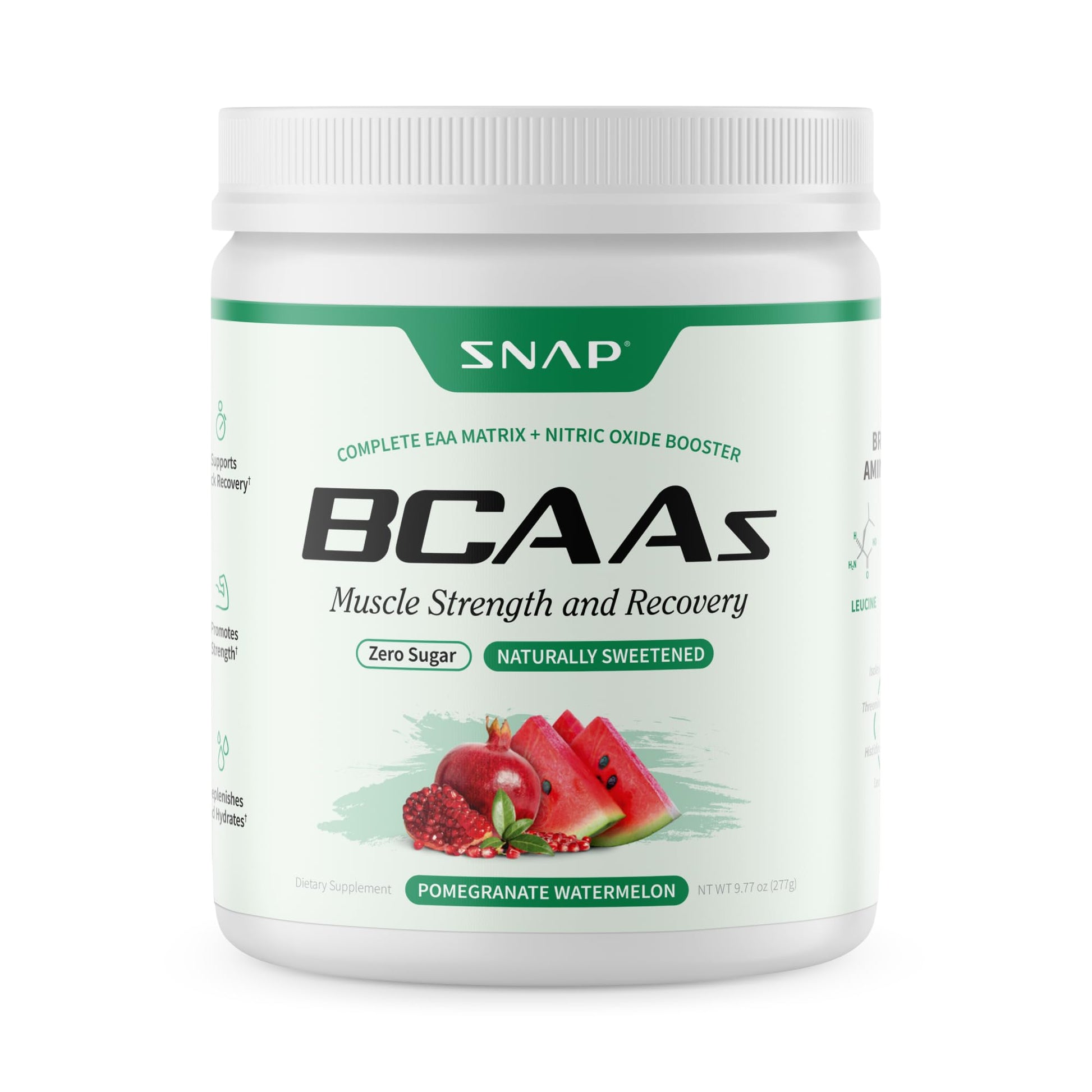 Snap Supplements BCAA Powder 9.1 Ounce