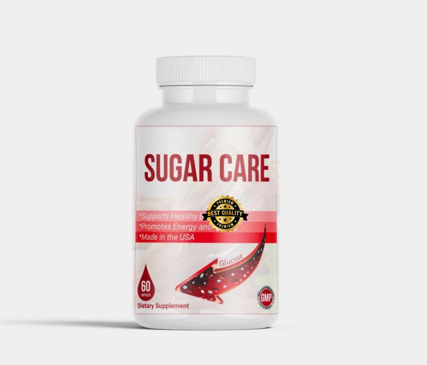 Generic Sugar Care Herbal with Red Ginseng Extract Capsules, 60 Count