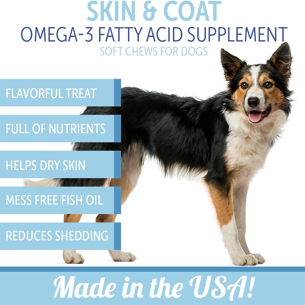 Pet's Choice Skin & Coat Omega 3 Soft Chews, 60 ct