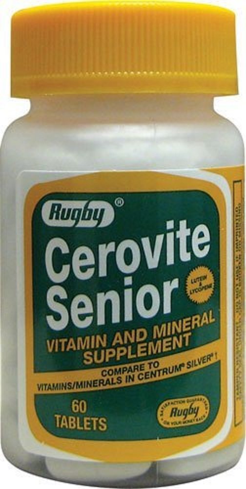 Rugby Laboratories Cerovite Senior 120 Tablets