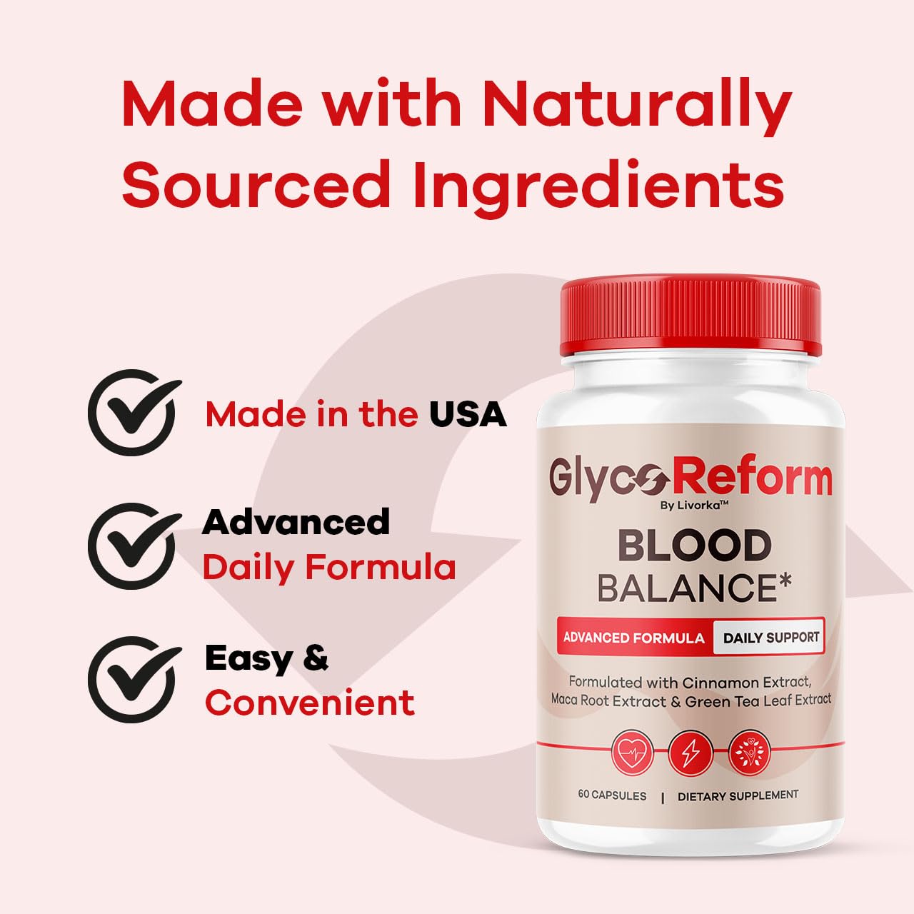 LIVORKA Glyco Reform Capsules 60 Count