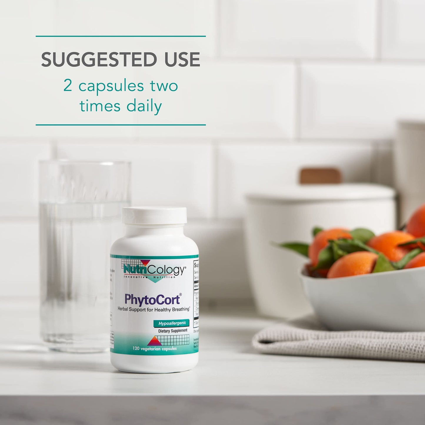 Nutricology PhytoCort Supplement Capsule 120 Count