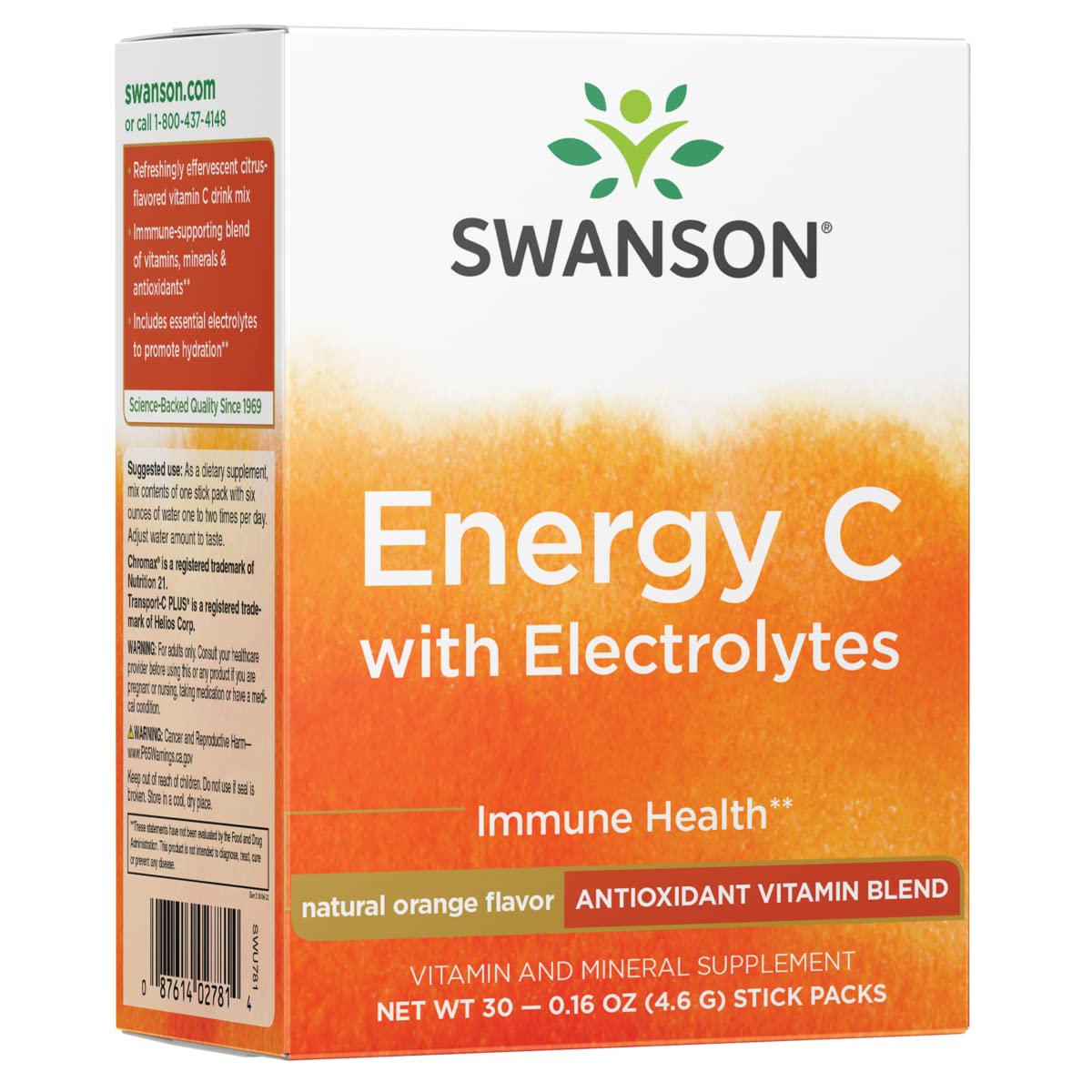 Swanson Energy C with Electrolytes Capsule