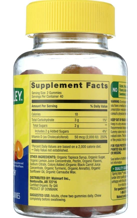 Adventure Home Vitamin D3 Vegetarian Gummies Gummy 160 Count