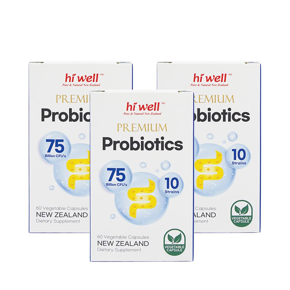 Hi Well Premium Probiotics 180 Capsules
