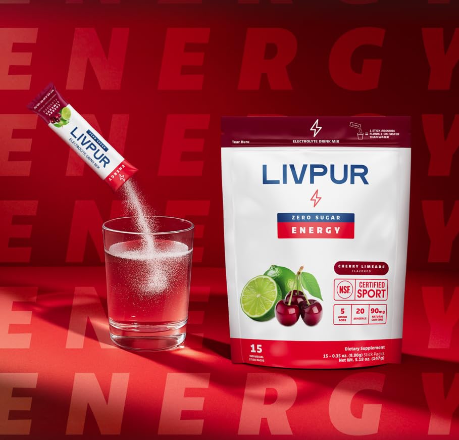 LivPur Nutrition Energy Electrolyte Mix Powder 5.2 Ounce