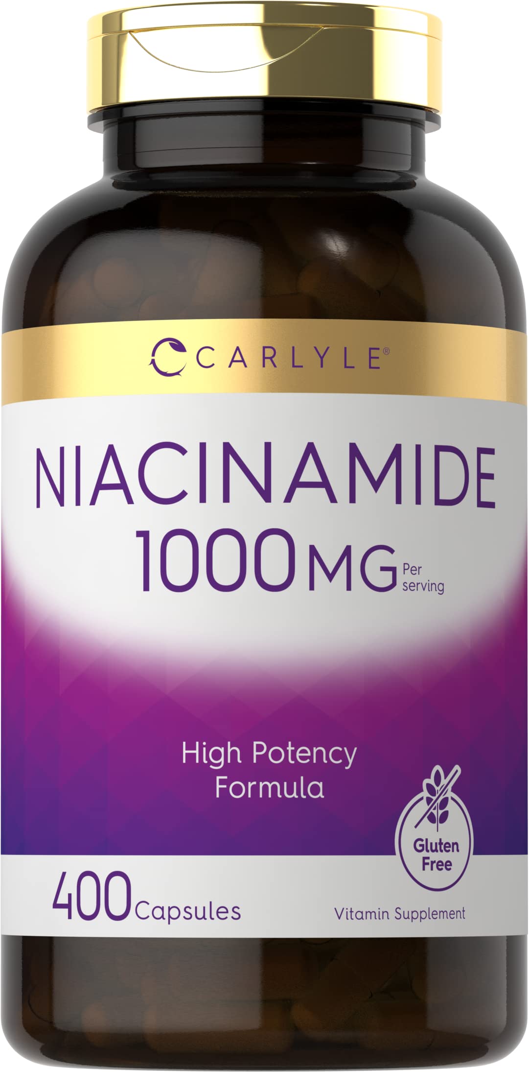Carlyle Niacinamide 1000 mg Capsules, 400 Count