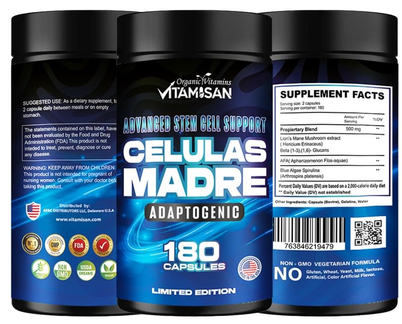 VITAMISAN Celulas Madres 180 Capsules