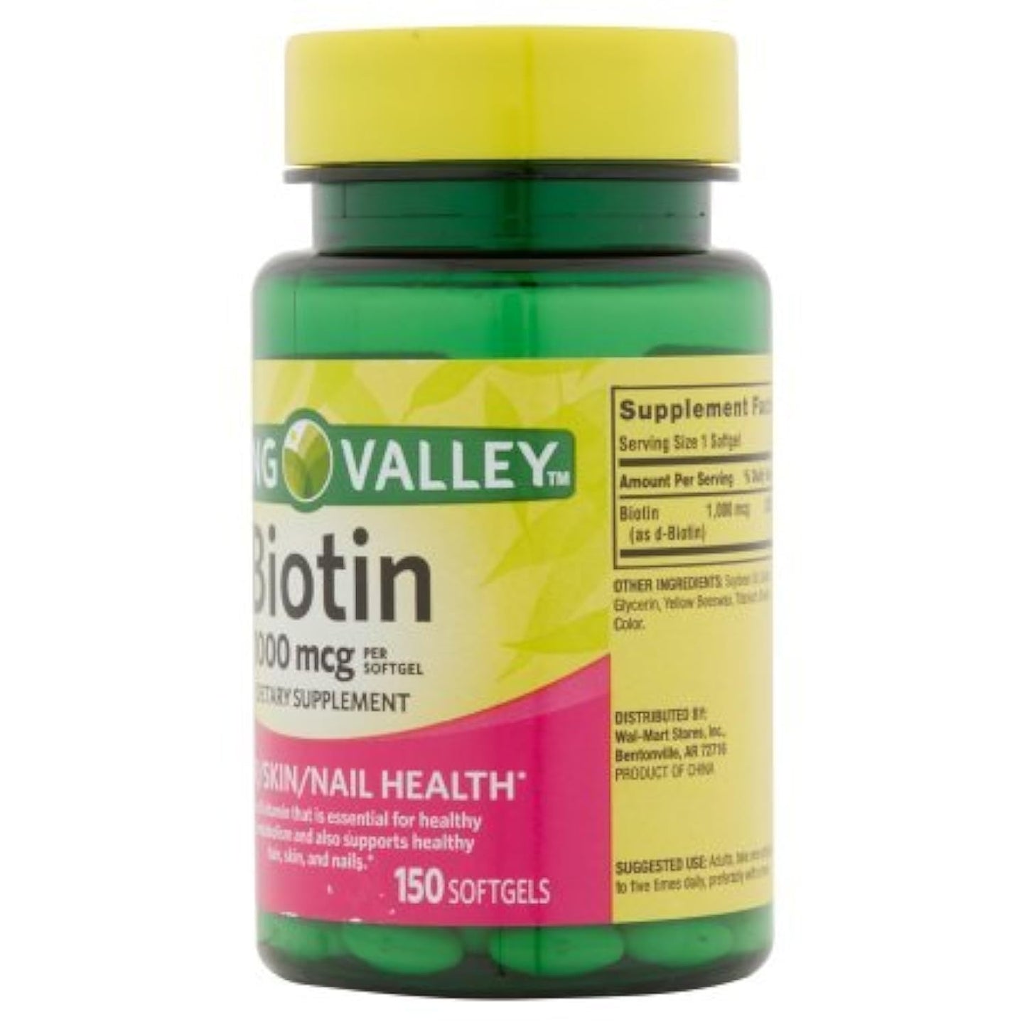 Biotin 1000 Mcg Tablet, 150 Count