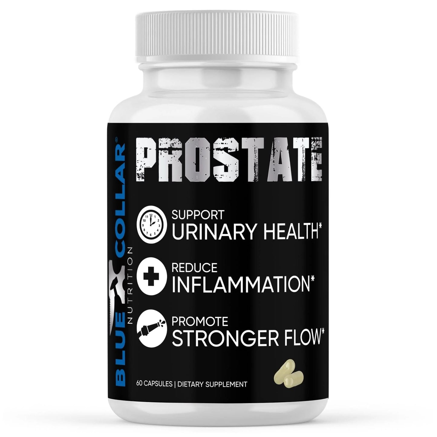 BLUE COLLAR NUTRITION Prostate Health Supplement Capsules 60