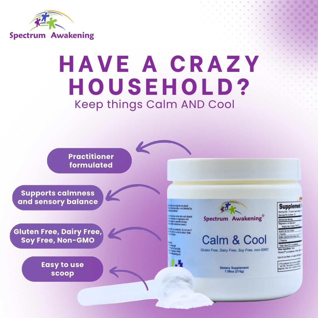 Spectrum Awakening Calm & Cool Supplement for Kids Powder 7.58 Ounce