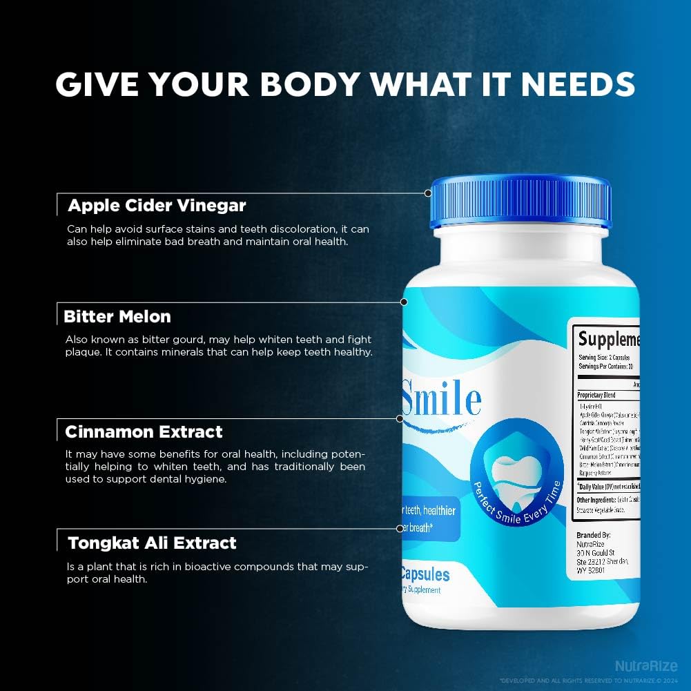 NutraRize Denta Smile Pro Dental Health Capsules 120 Capsules
