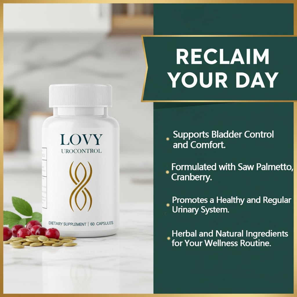 LANZF Lovy Urocontrol Capsules, 60 Capsules
