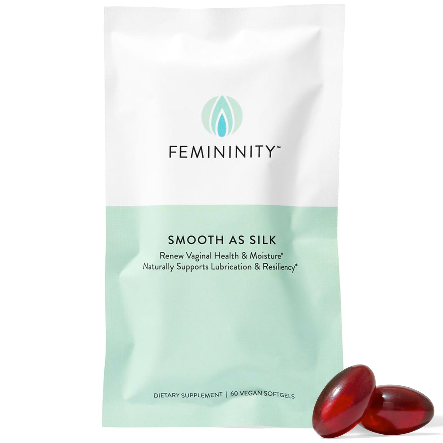 Femininity Smooth as Silk 30-Day Refill for Vaginal Dryness Capsules 60